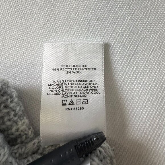 Express Light Gray Soft Sweater Size Large Loose Cozy. Heather - Picture 10 of 11